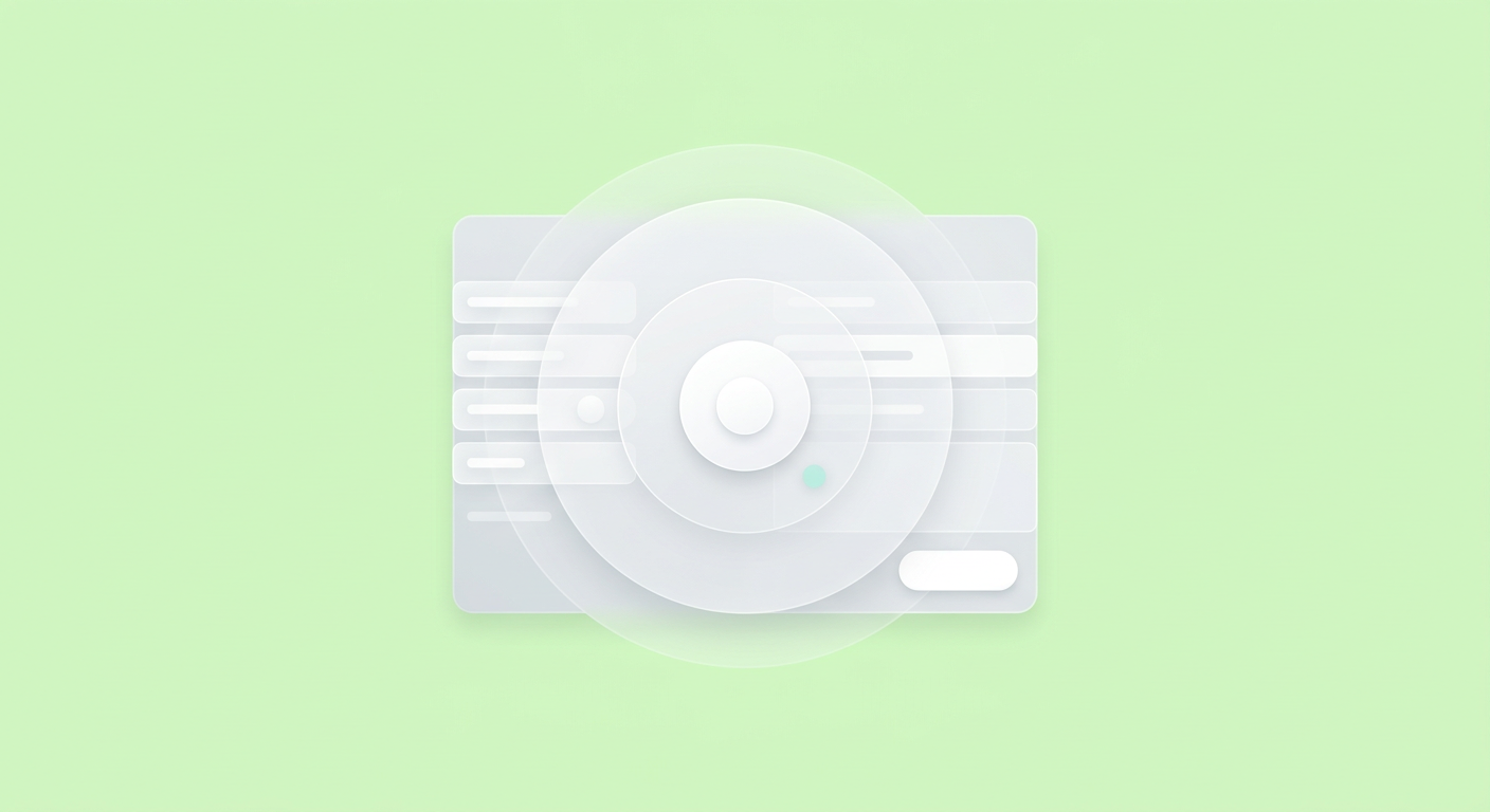 A minimalist geometric composition utilizing intersecting spheres and cylinders, visually representing continuous feedback loops and interconnected product workflows.