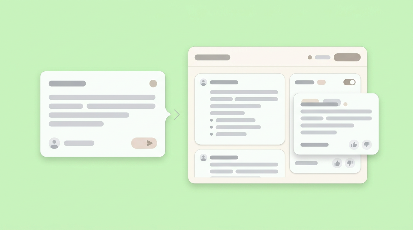 Grayscale flowchart detailing user feedback loops and usability data points.