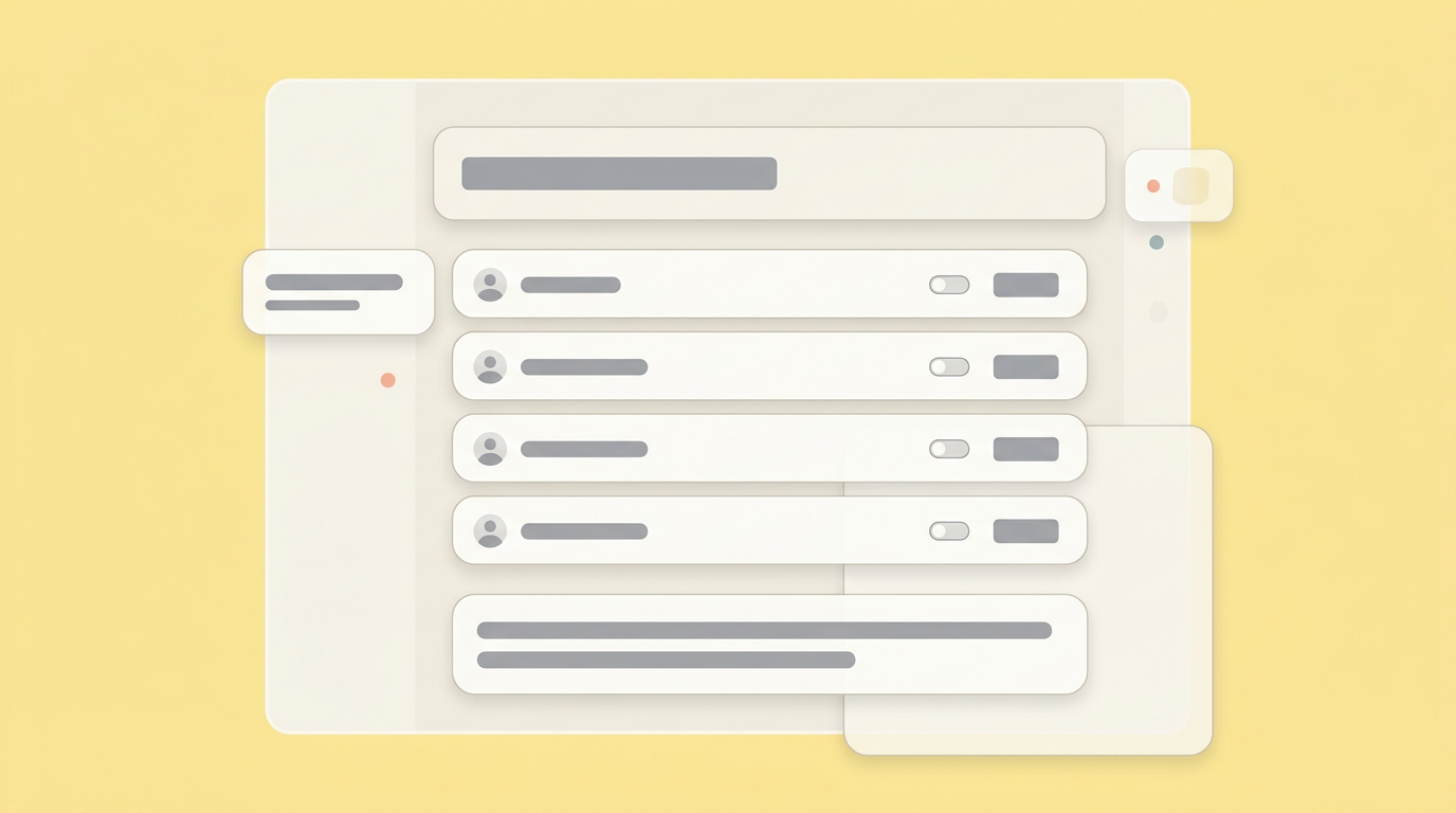 An analytical split view showing written UI requirements connected to visual wireframe benchmarks representing modern documentation workflows.