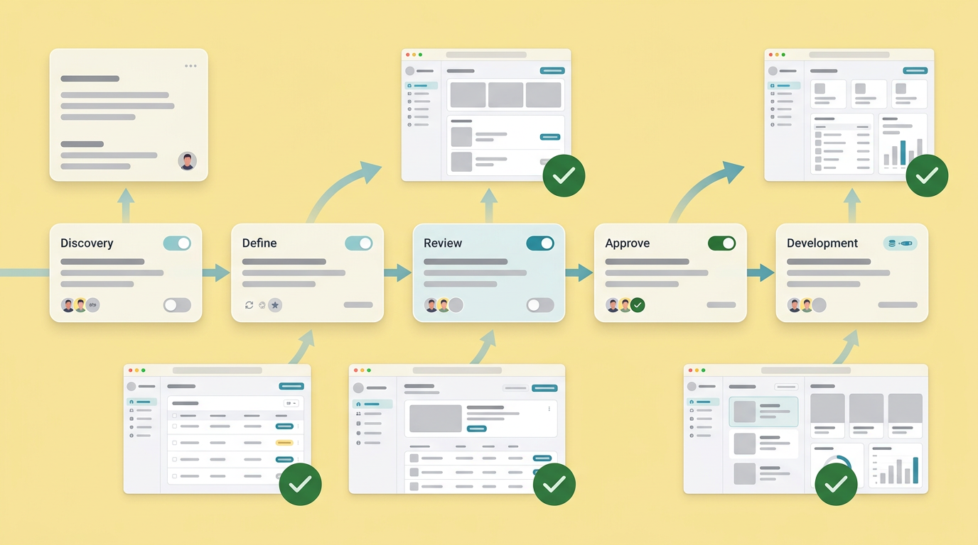 Prototype logic flowchart interface.