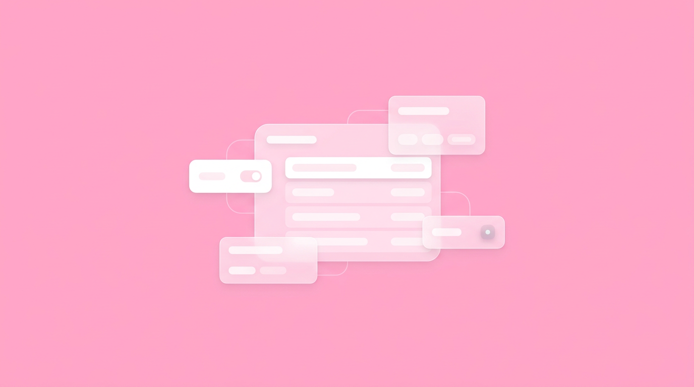 A geometric composition showing multiple shapes connecting via illuminated digital pathways, symbolizing remote connection.