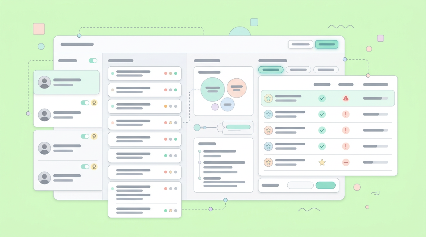 A product manager analyzing demand signals and search trends on a dashboard to inform early stage product validation.