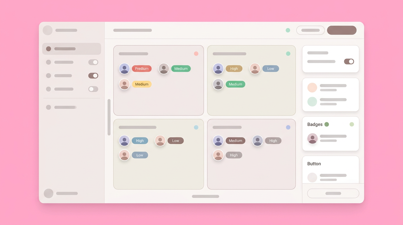 Soft UI mockup illustrating an audience engagement mapping framework.