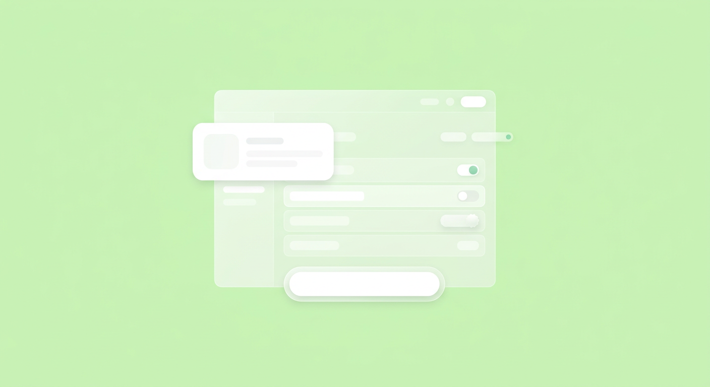 A structured visual mapping from a written document into interactive interface blocks.